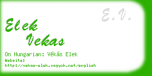 elek vekas business card